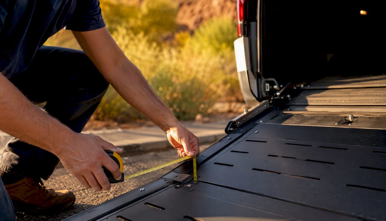 Measuring accessible van ramp angle