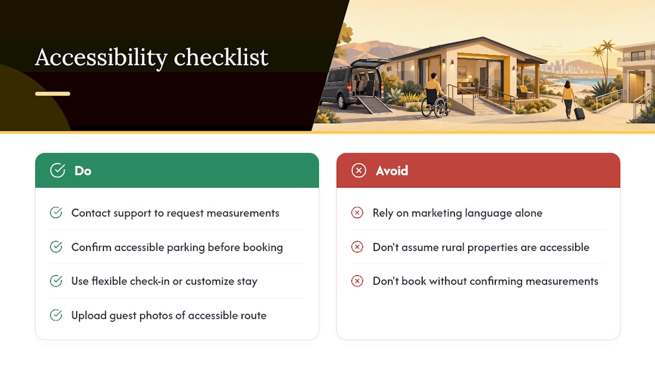 How Vacation Rental St George UT supports guests with mobility needs — overview diagram
